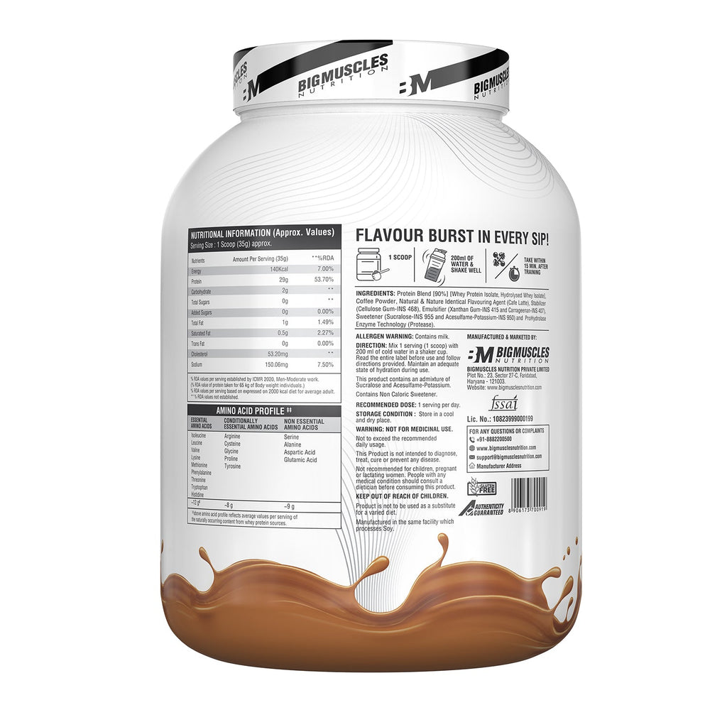 Big Muscles Nutrition Zero Whey Protein | Grocsy