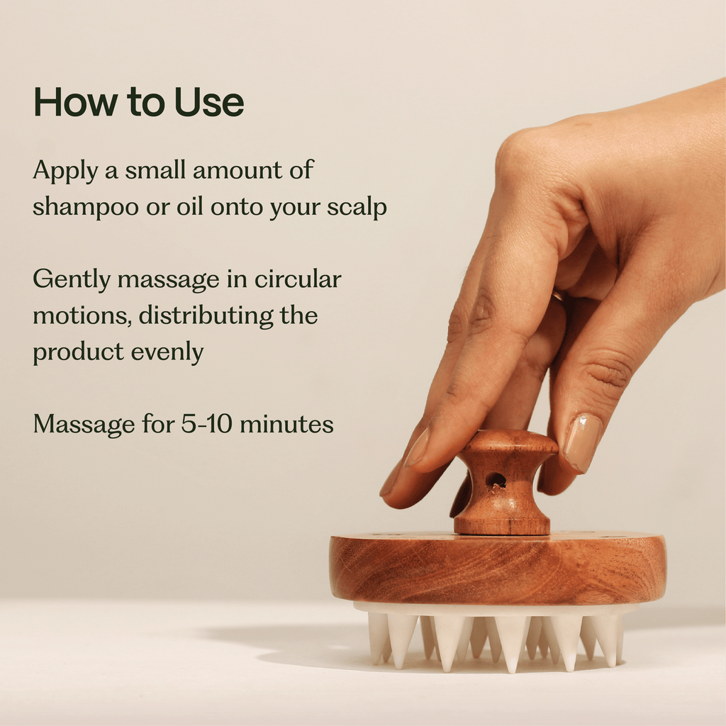 Sacred Grove Silicone Scalp Massager for Circulation | Grocsy