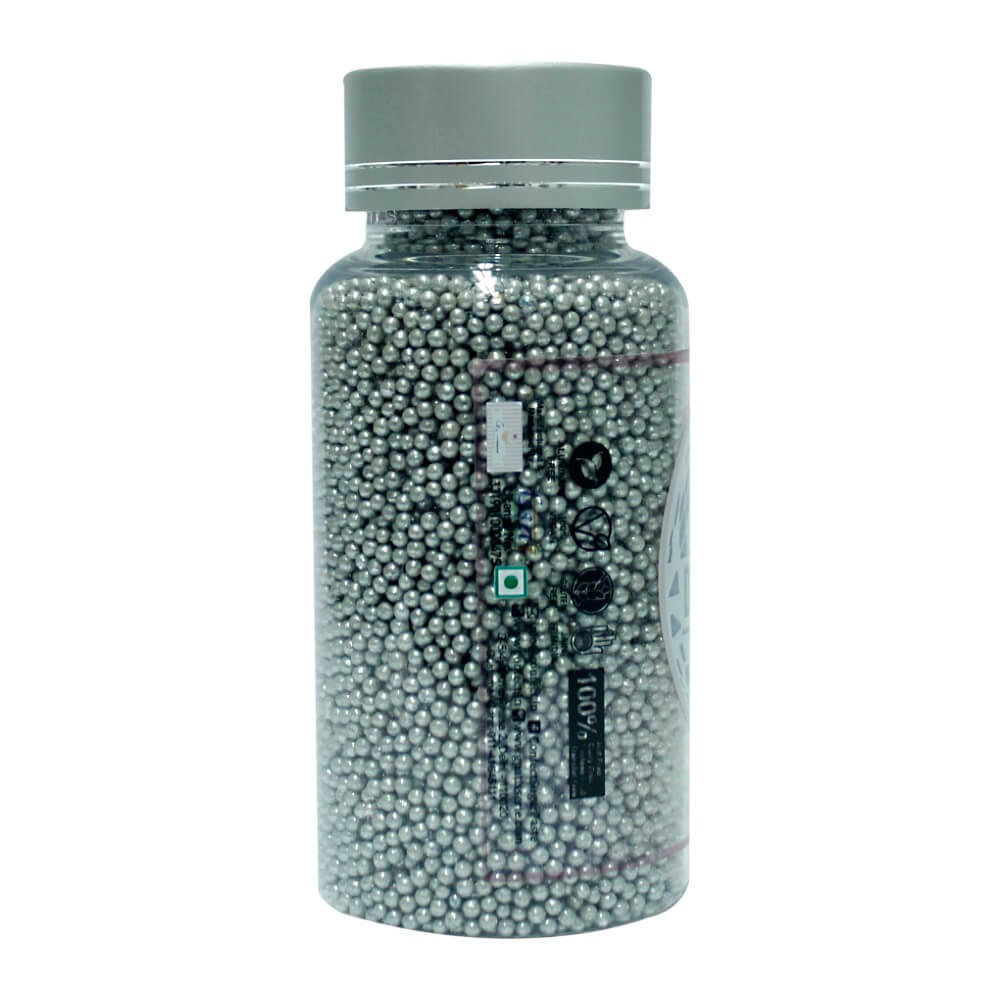 Confect Silver Disco Balls Sprinkles 3 MM | Grocsy