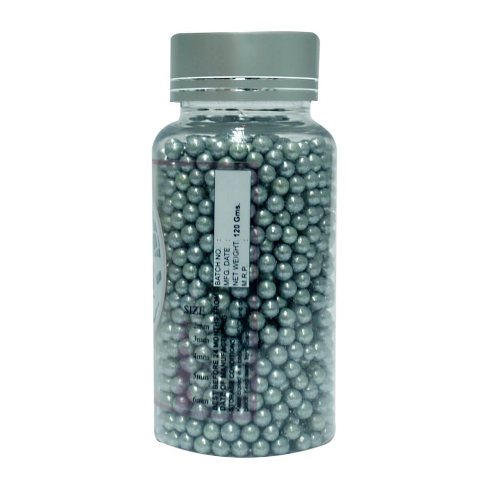Confect Silver Disco Balls Sprinkles 5 MM | Grocsy