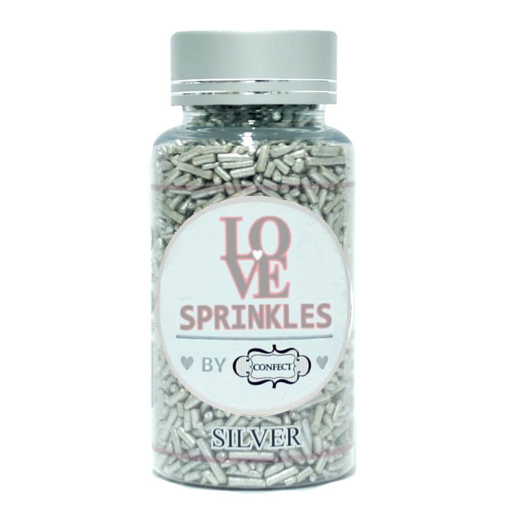 Confect Silver Vermicelli Sprinkles | Grocsy