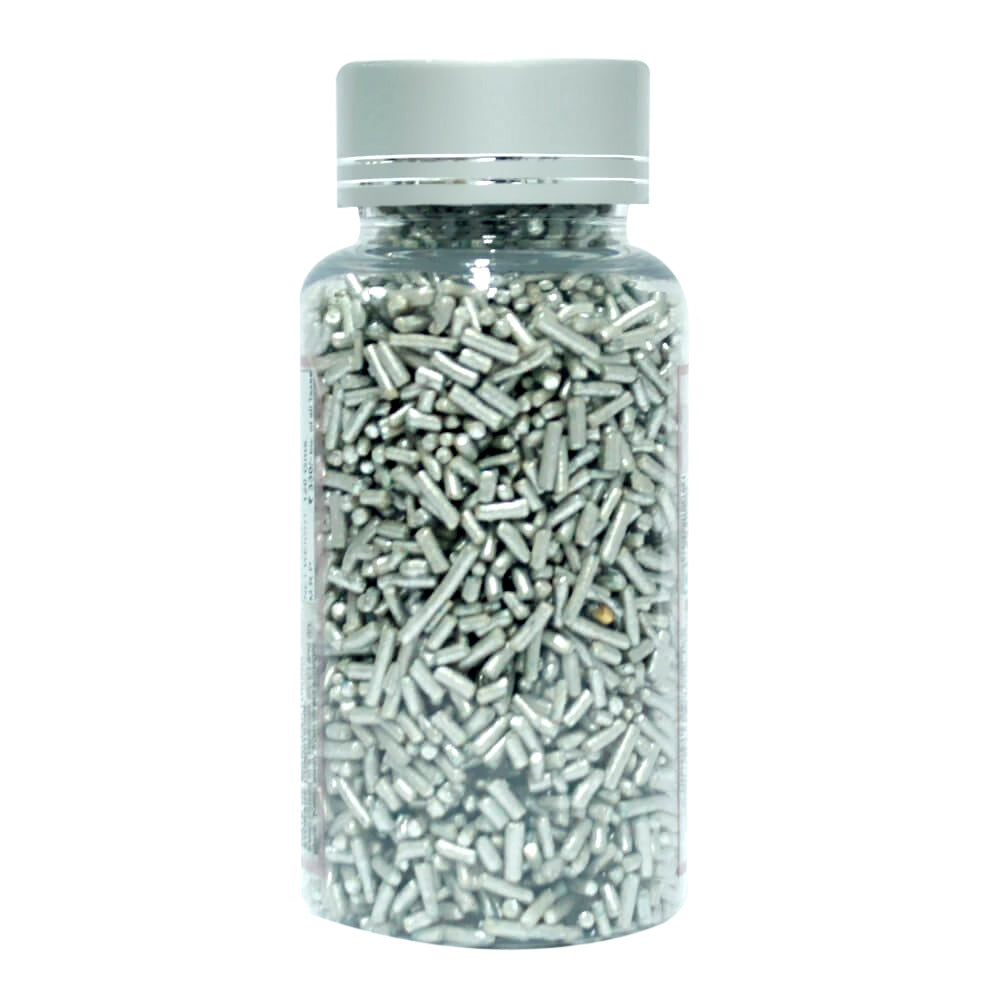 Confect Silver Vermicelli Sprinkles | Grocsy
