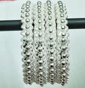 Elite Trading Silver Bangles for Women Traditional & Everyday Wear/Odissi dance acessory | Grocsy