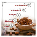 Happilo Roasted & Lightly Salted Premium Californian Almonds | Grocsy