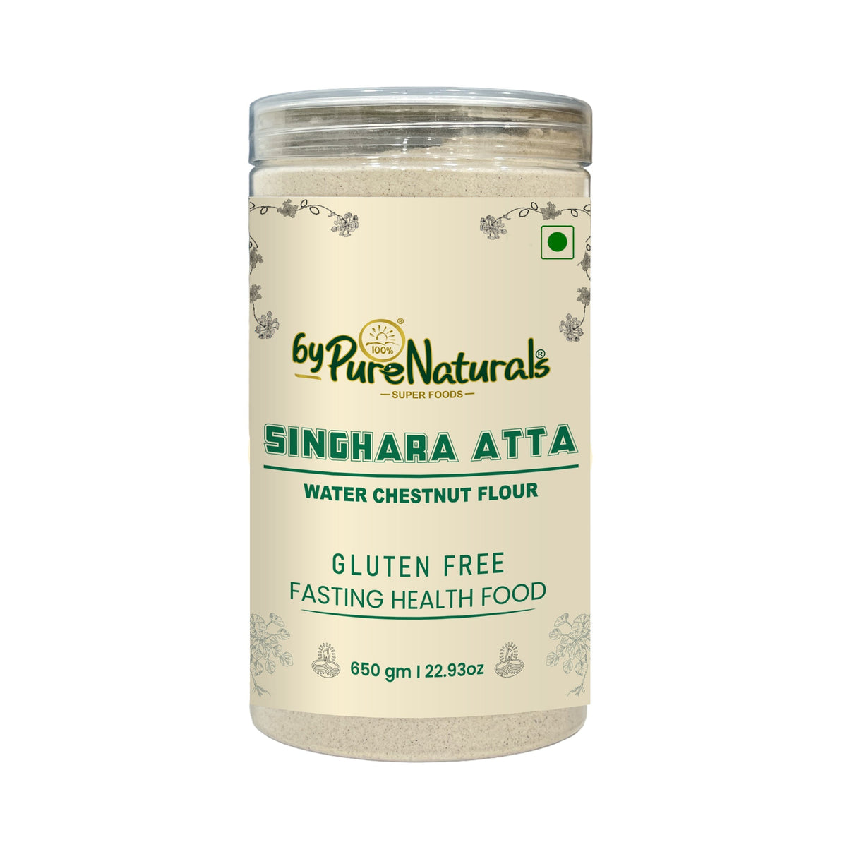 byPureNaturals Singhara Atta (Water Chestnut Flour) | Grocsy