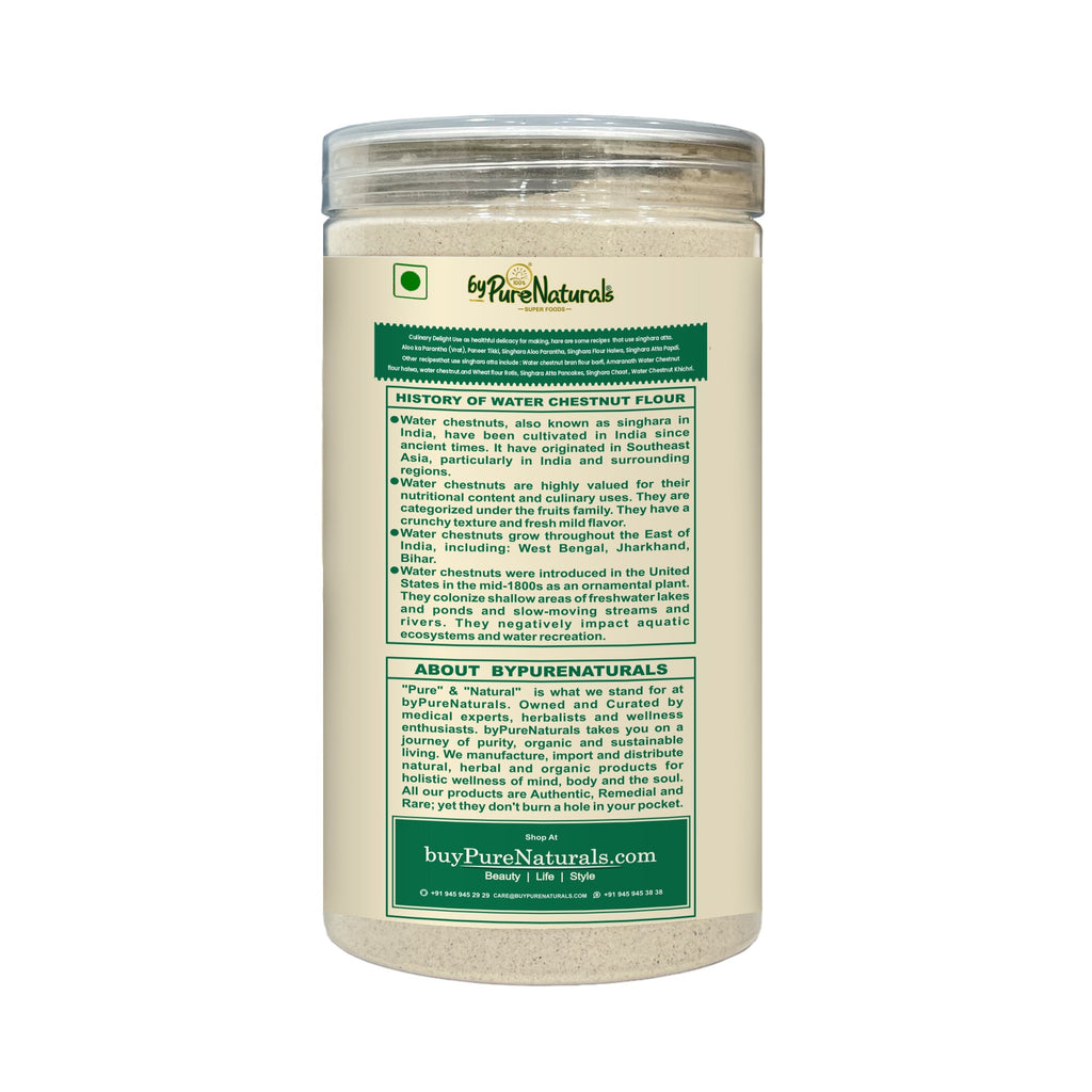 byPureNaturals Singhara Atta (Water Chestnut Flour) | Grocsy