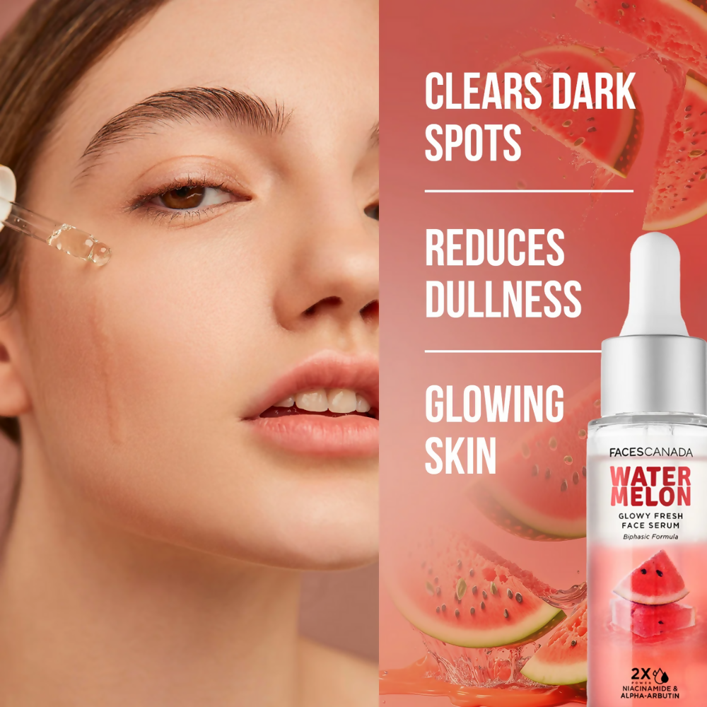 Faces Canada Water Melon Glowy Fresh Face Serum | Grocsy