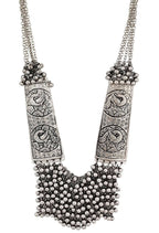 Mominos Fashion Joharkamal Oxidised Ghungroo Design Long Statement Necklace For Women & Girls | Grocsy