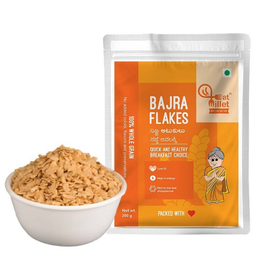 Eat Millet Bajra Flakes | Grocsy