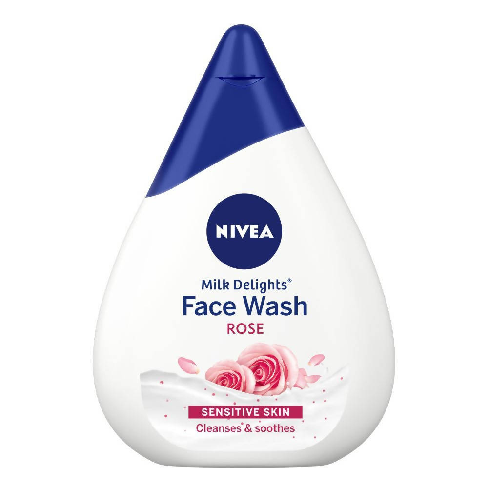 Nivea Milk Delights Rose Face Wash for Sensitive Skin | Grocsy