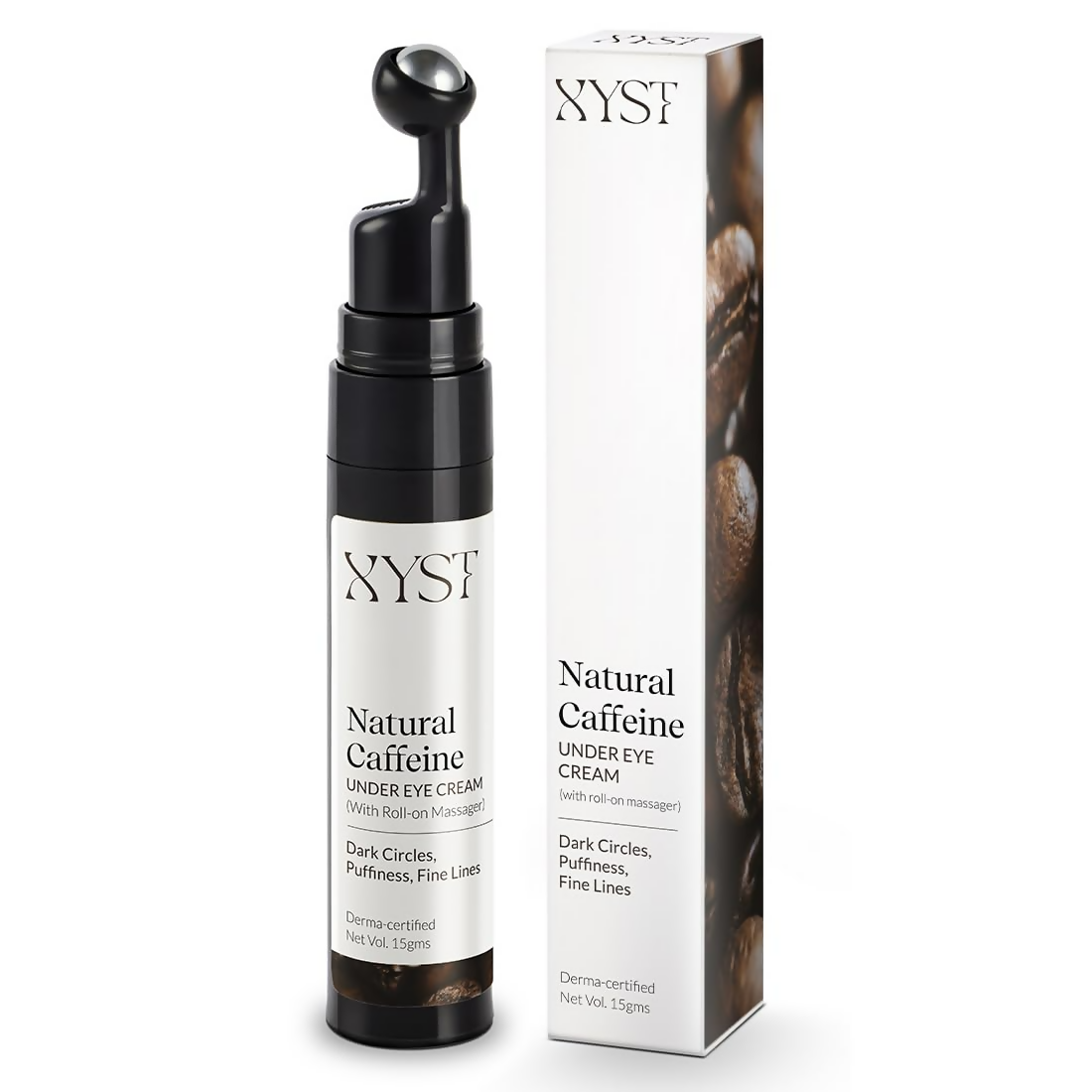 Xyst Natural Caffeine Under Eye Roll-On For Dark Circle | Grocsy