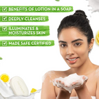 Mamaearth Vitamin C Moisturizing Lotion Soap (Buy 3 Get 1 Free) | Grocsy