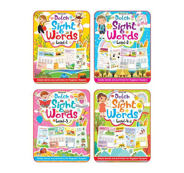 Dreamland Dolch Sight Words Books Pack- 4 Books | Grocsy