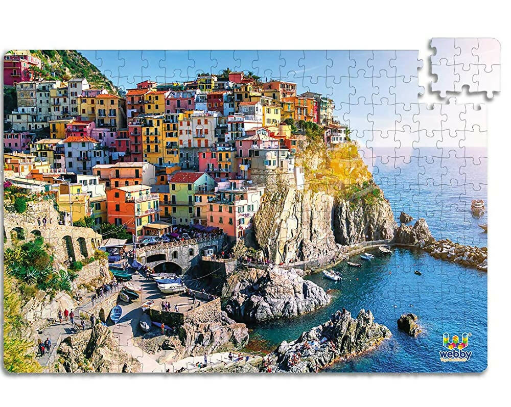 Webby Cinque Terre & Italy Jigsaw Puzzle- 252 Pcs | Grocsy