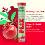 PLIX The Plant Fix Probiotics+ ACV Apple Cider Vinegar Effervescent Tablets | Grocsy