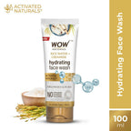 WOW Skin Science Rice Water & Ceramide Hydrating Face Wash, Brightens Skin, Tightens Pores | Grocsy