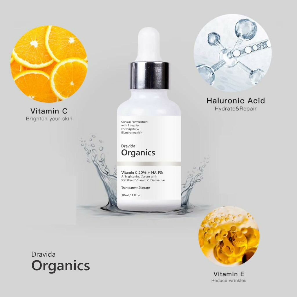 Dravida Organics Vitamin C Serum | Grocsy