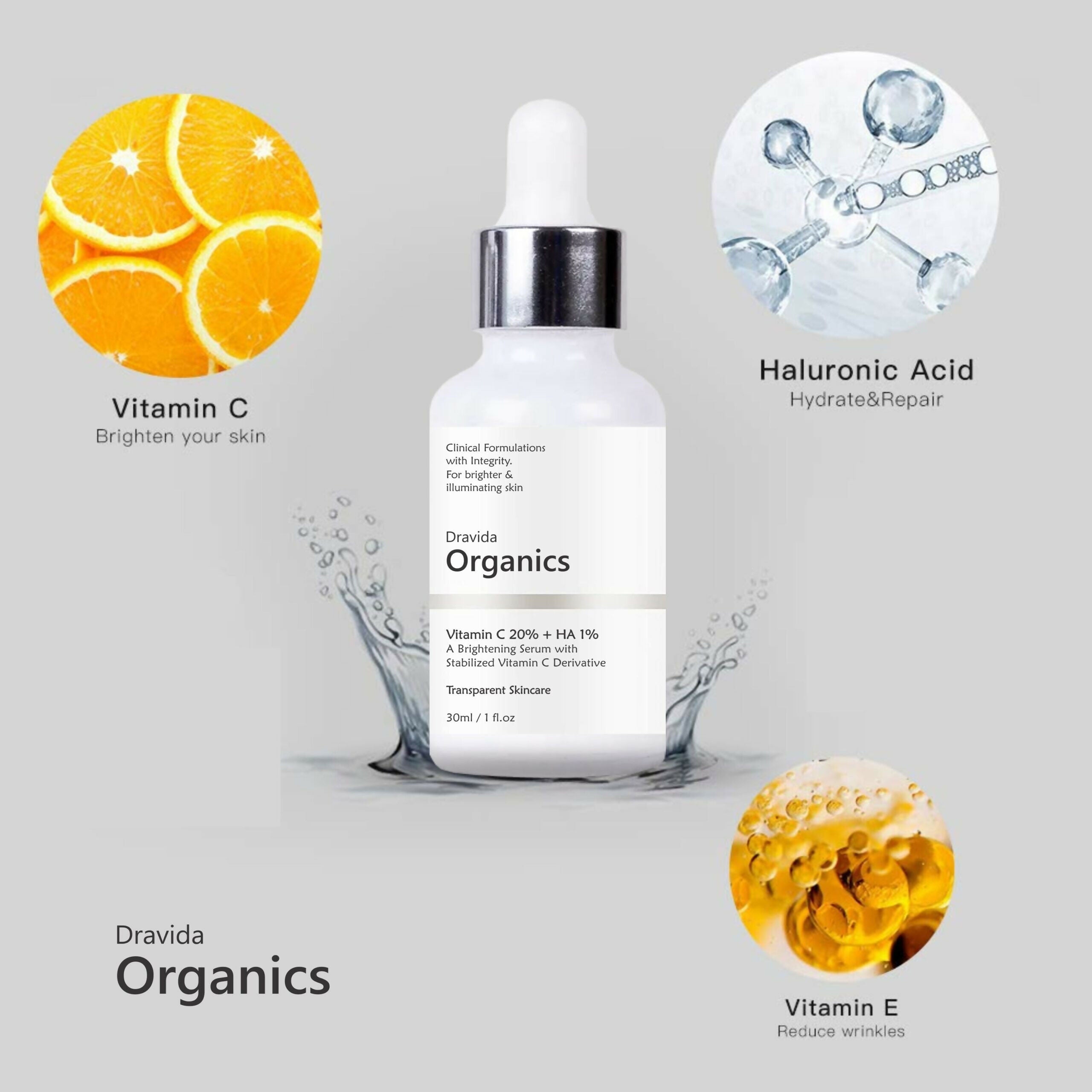 Dravida Organics Vitamin C Serum | Grocsy