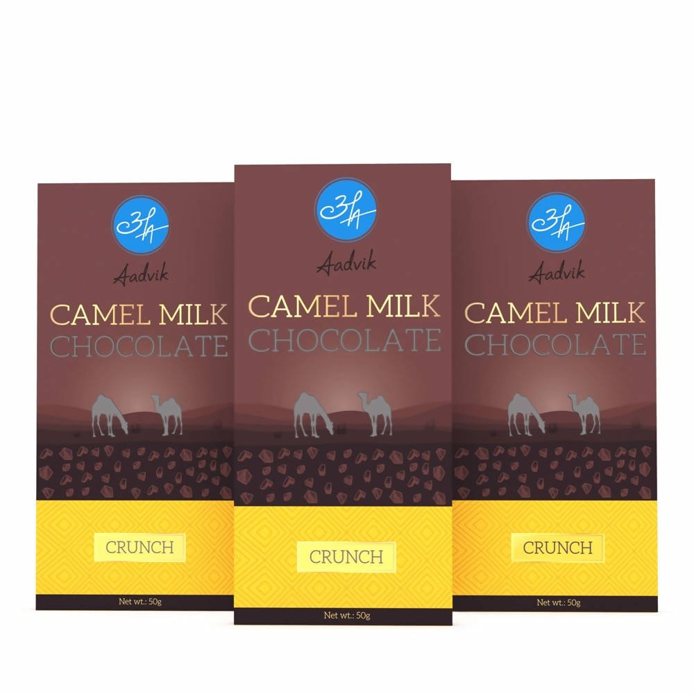 Aadvik Camel Milk Chocolate With Crunch | Grocsy
