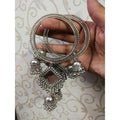 MS Fashion India Latkan Bangles With Stylish Mirror And Jhumkas | Grocsy