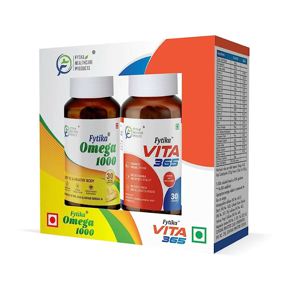 Fytika Vita 365 & Omega 1000 Combo | Grocsy