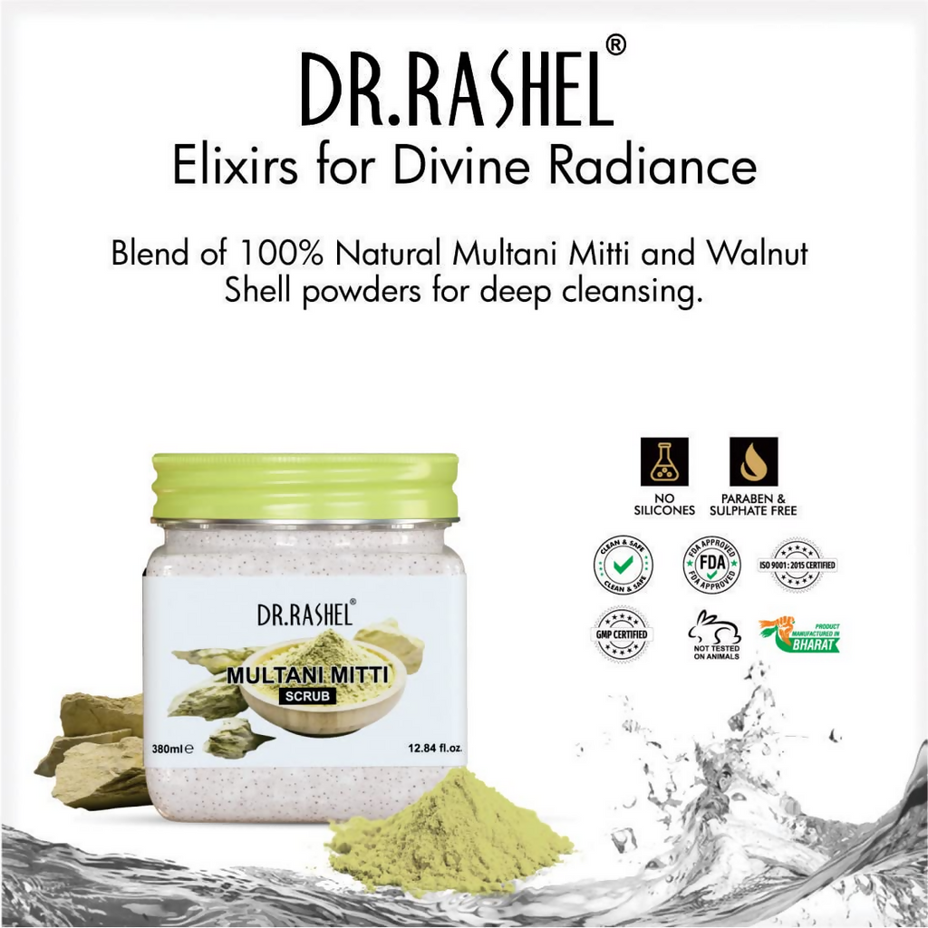 Dr.Rashel Multani Mitti Scrub For Face And Body | Grocsy