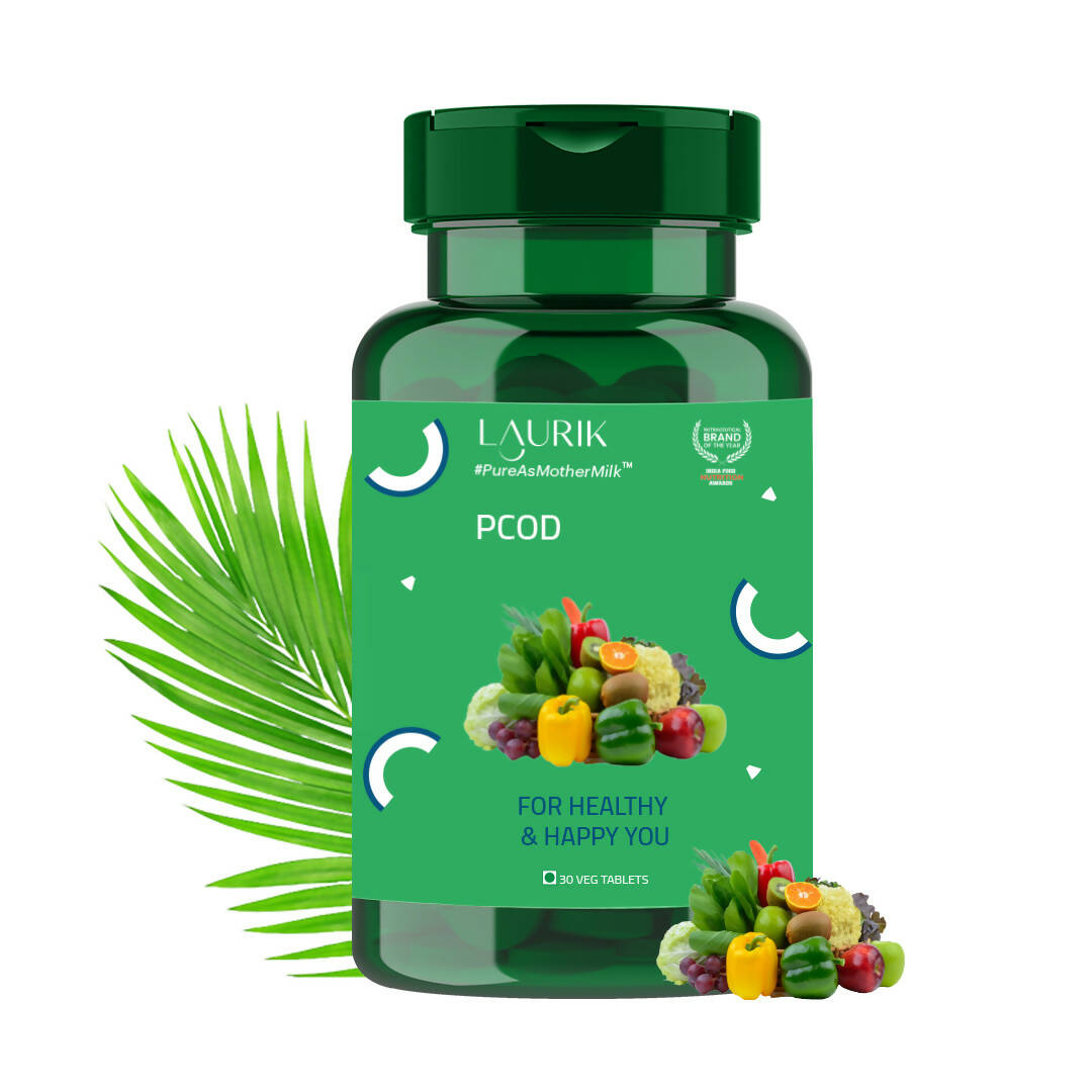 Laurik PCOD Balance Tablets With Vitamin D2, Folate And Inositol For Women Health | Grocsy