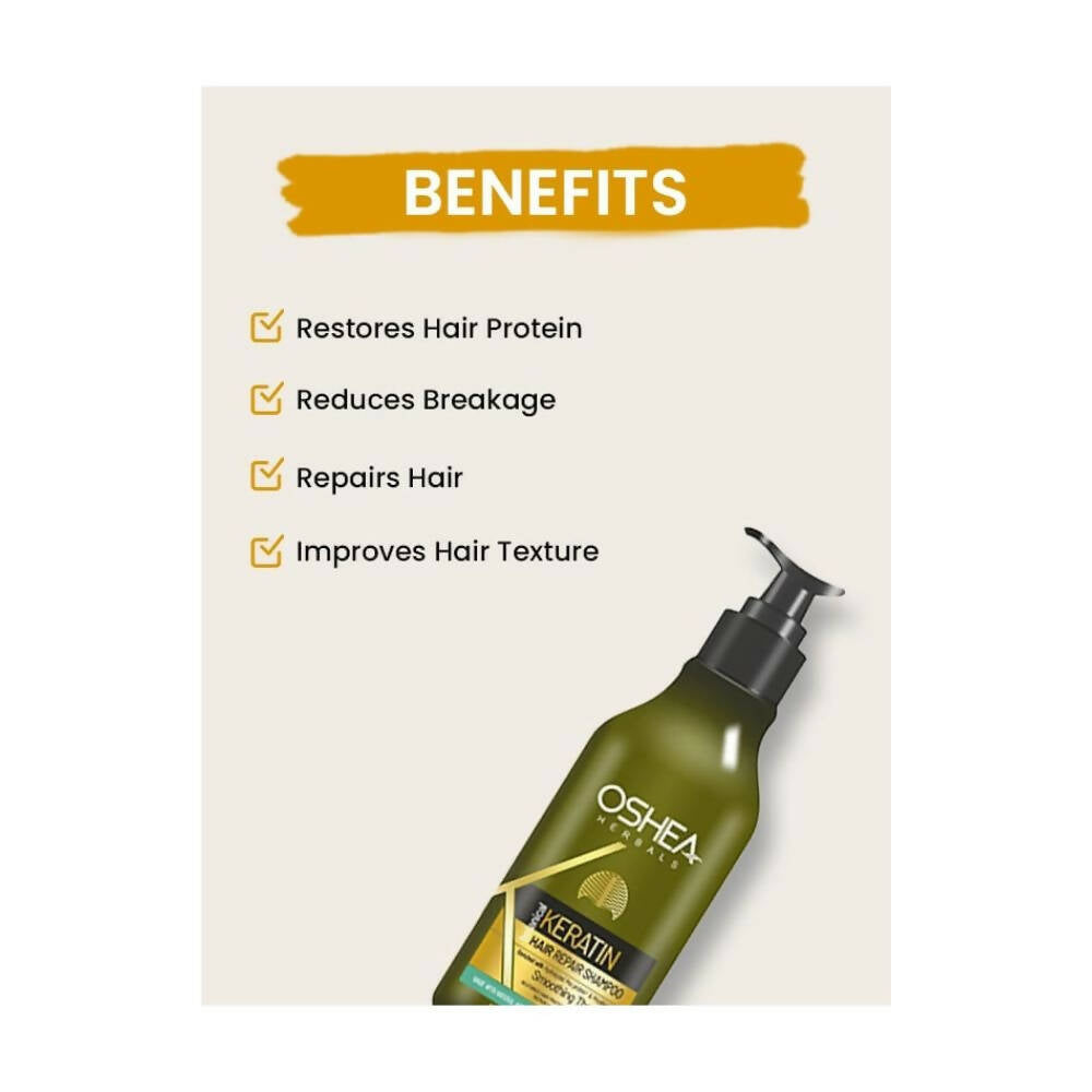 Oshea Herbals Keratin Hair Repair Shampoo | Grocsy