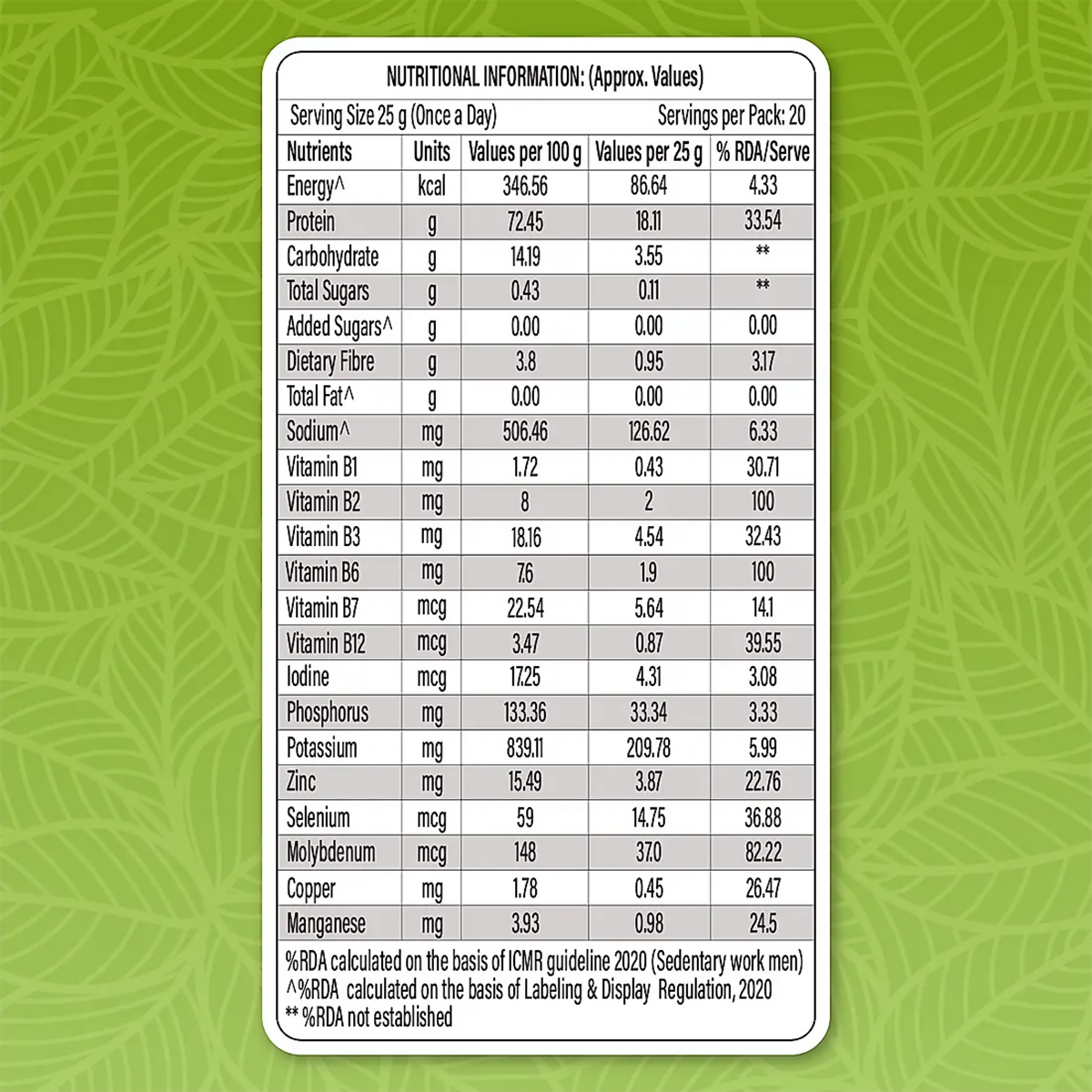 Patanjali Nutrela Green Plant Protein Chocolate | Vegan Protein Powder with Ayurvedic Herbs - Swadesiicart