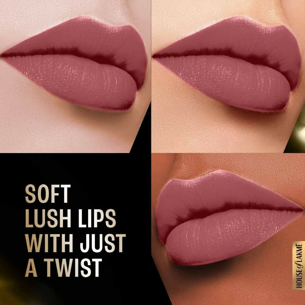 Lakme Forever Matte Lipstick, Made With French Rose Oil Extracts - Pink Geranium | Grocsy