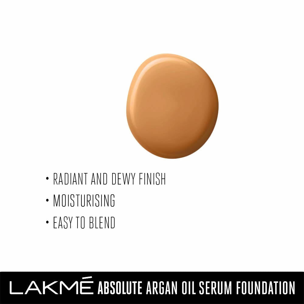 Lakme Absolute Argan Oil Serum Foundation - Cool Cinnamon | Grocsy