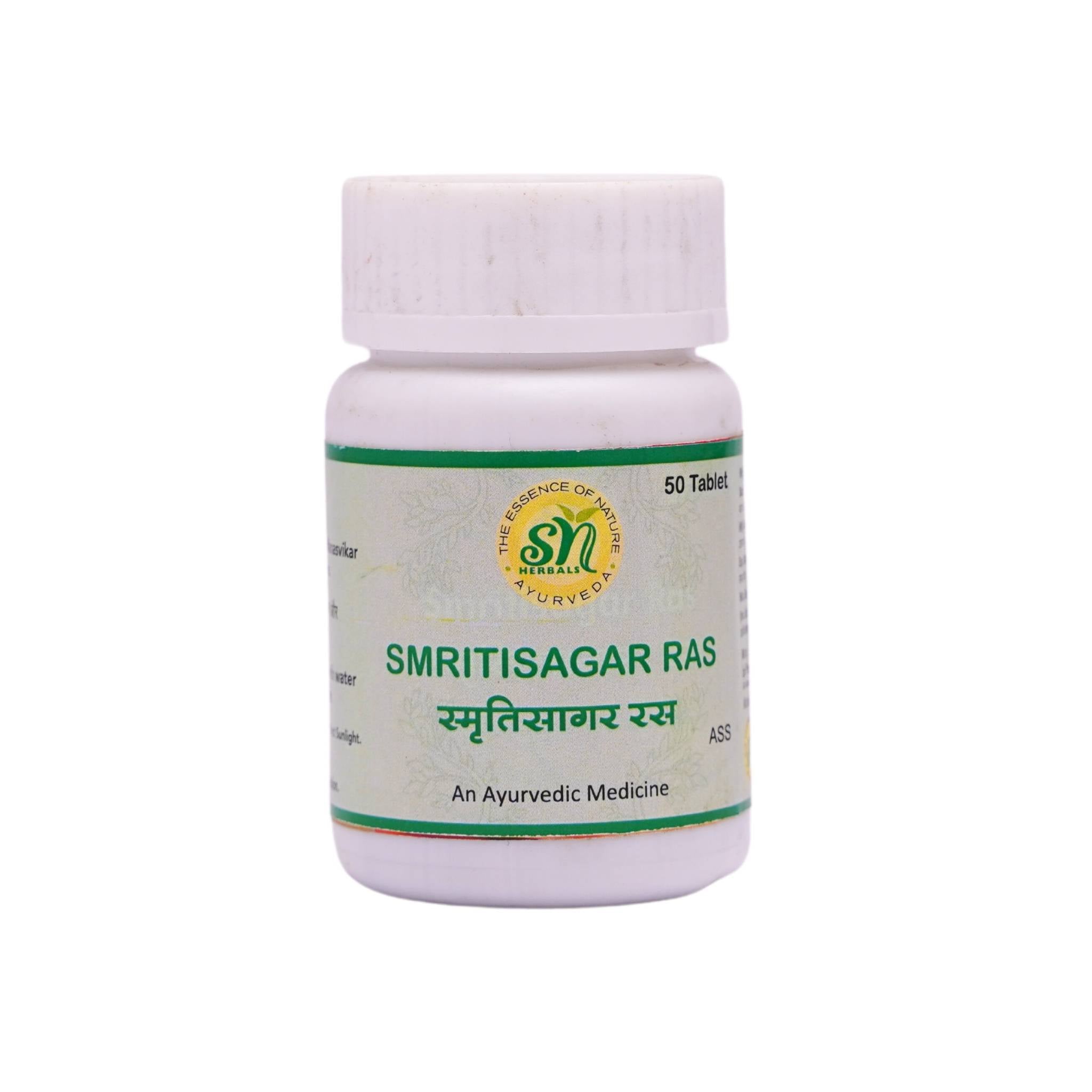SN Herbals Smritisagar Ras Tablets | Grocsy