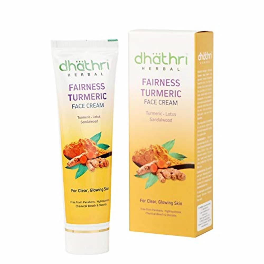 Dhathri Ayurveda Herbal Fairness Turmeric Face Cream | Grocsy