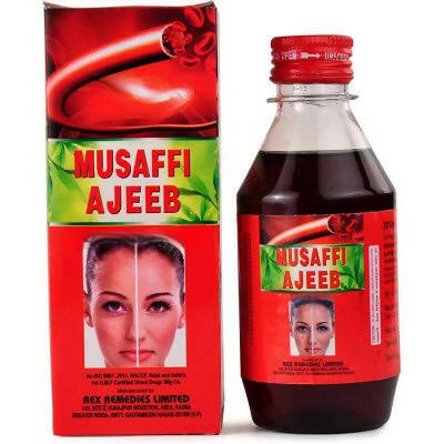Rex Remedies Musaffi Ajeeb Syrup - Limited Time Offer | Grocsy