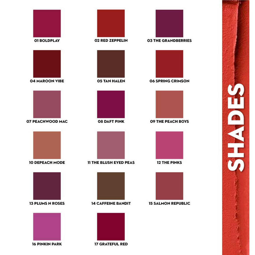 Sugar Cosmetics Matte Attack Lipstick, Transferproof & Smudgeproof - Plums N Roses | Grocsy