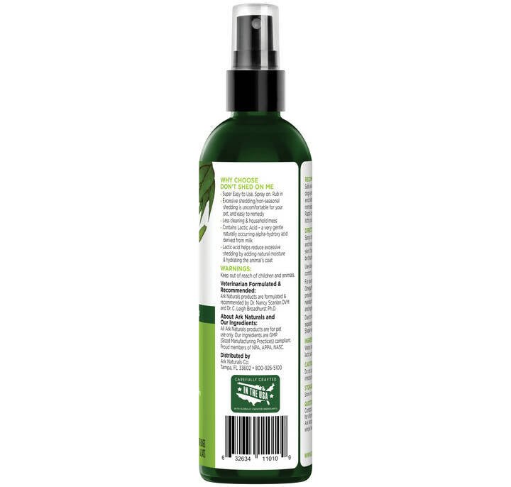 Ark Naturals Dont Shed On Me Spray For Cats and Dogs | Grocsy
