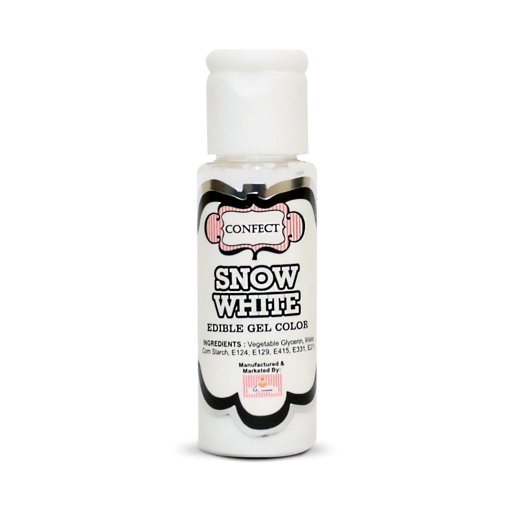 Confect Snow White | Edible Gel Color | Grocsy