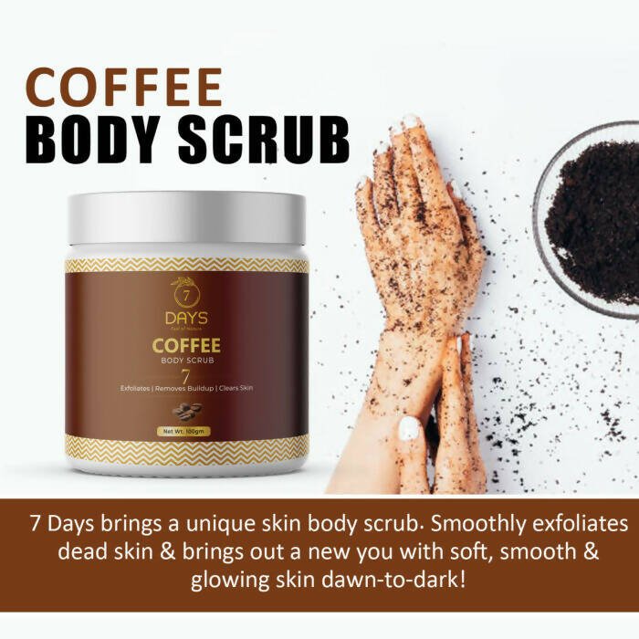7 Days Coffee Body Scrub | Grocsy