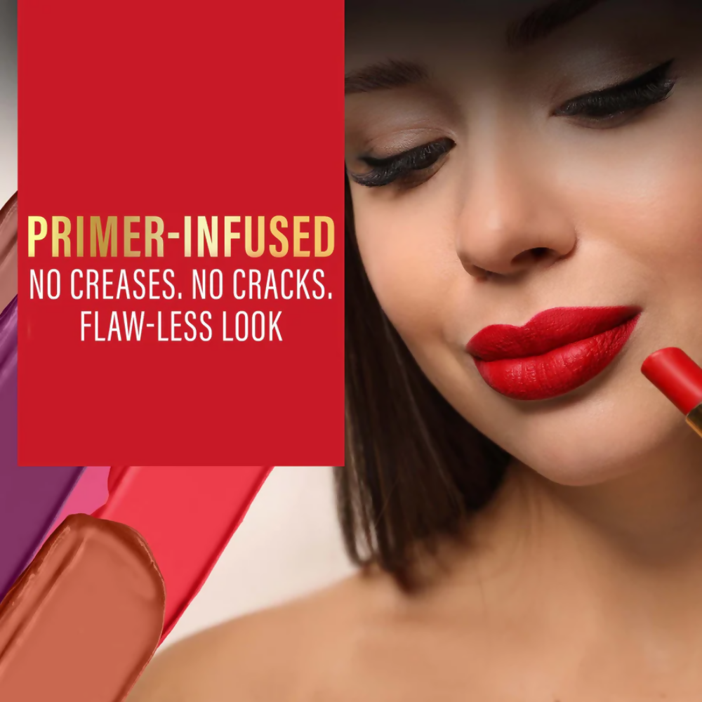 Faces Canada 3 in 1 LongStay Matte Lipstick - Showstopper Red 09 | Grocsy