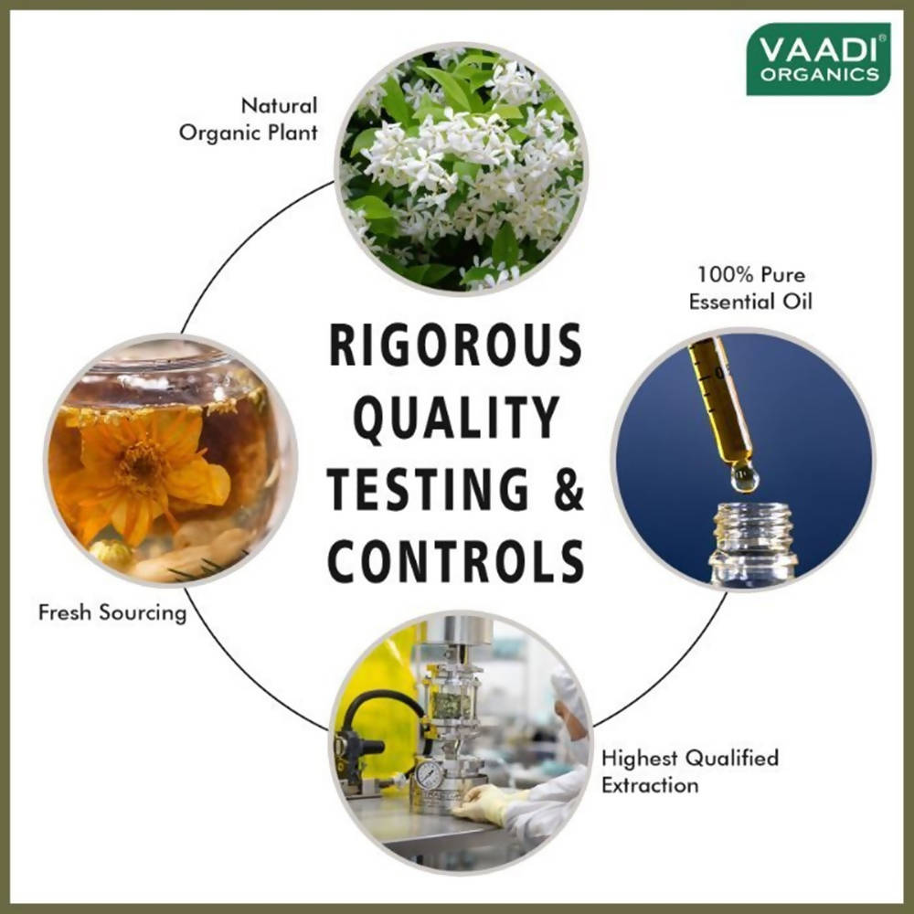 Vaadi Herbals Jasmine 100% Pure Essential Oil Therapeutic Grade | Grocsy