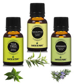 Earth N Pure Essential Oils (Eucalyptus, Rosemary & Tea Tree) | Grocsy