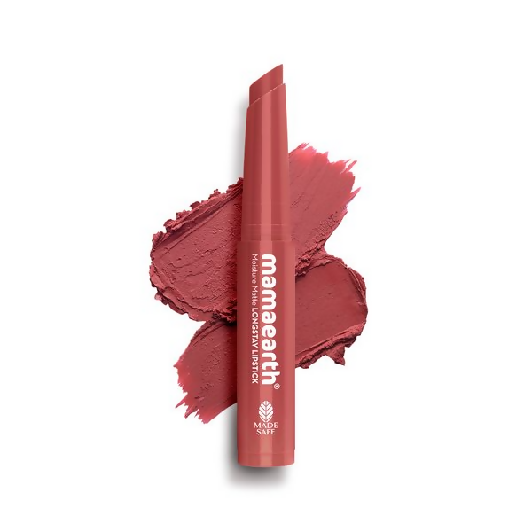 Mamaearth Moisture Matte Longstay Mini Lipstick - Carnation Nude | Grocsy