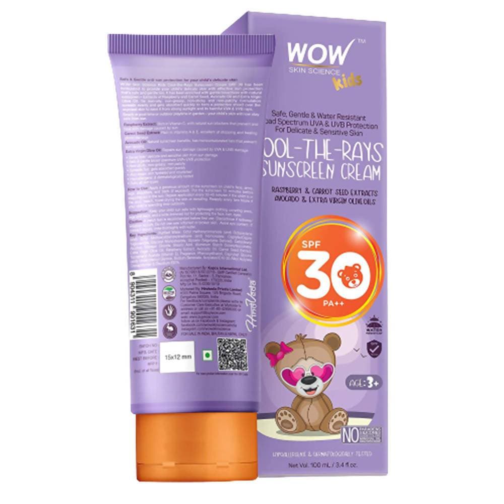 Wow Skin Science Kids Cool-The-Rays Sunscreen Cream | Grocsy
