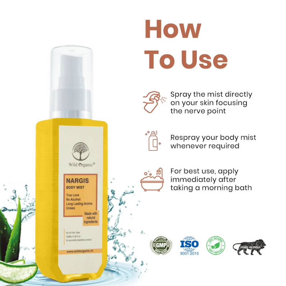 Wild Organic Nargis Body Mist | Grocsy