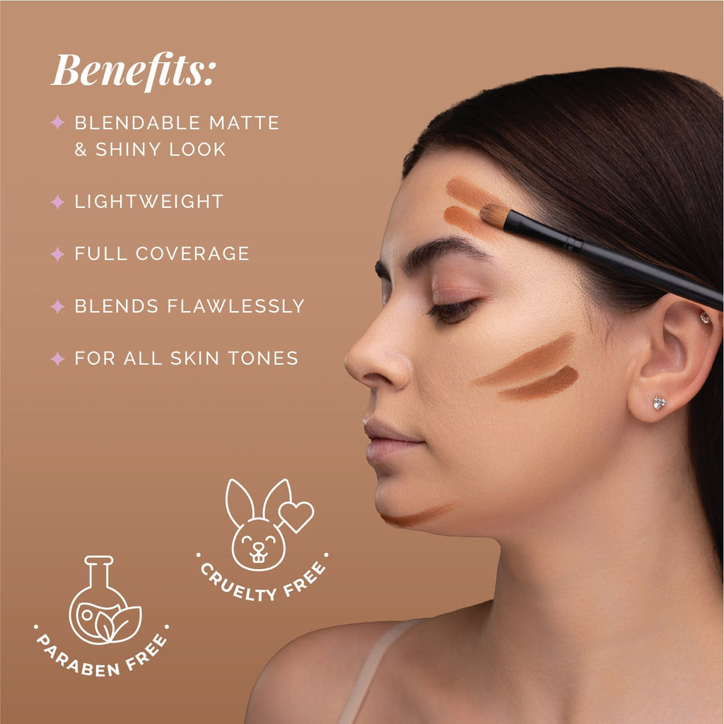Aflairza Soft Glam Base Palette for Blendable, Long-Lasting Formula with Vitamin E & Jojoba Oil | Grocsy