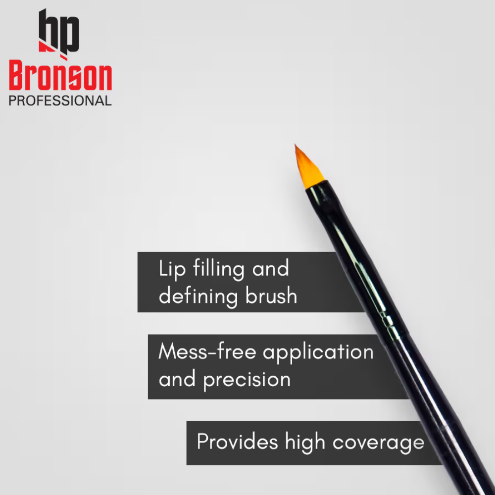 Bronson Professional Lip Filler Brush for Precise Lipstick Application & Smooth Lip Makeup | Grocsy