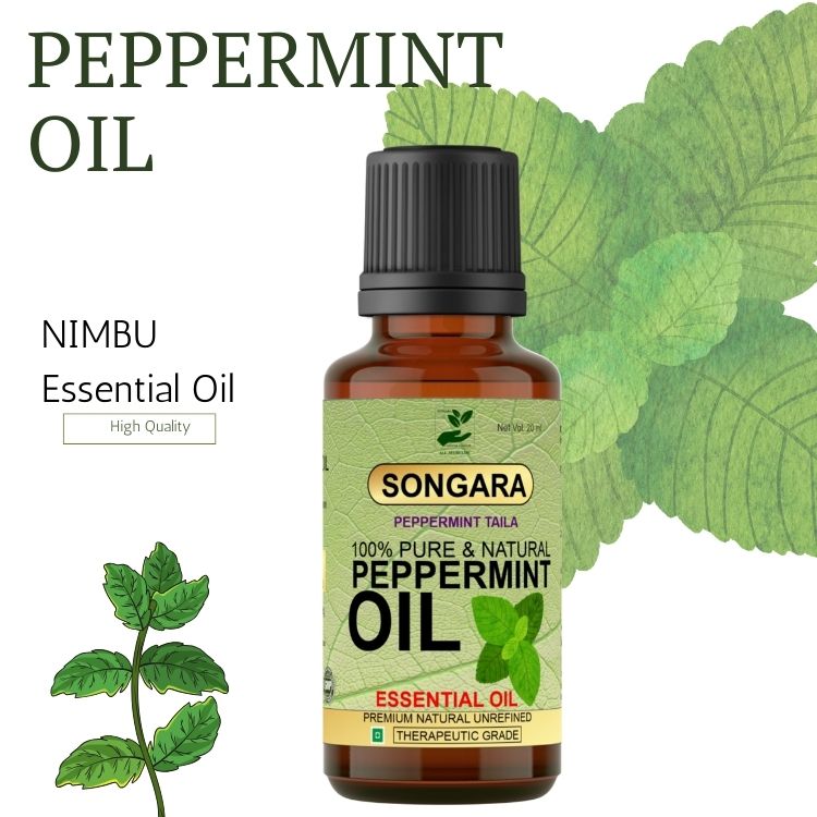 Songara Peppermint Essential Oil | Grocsy