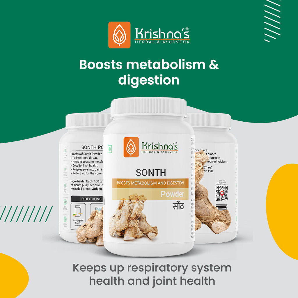 Krishna'S Herbal & Ayurveda Sonth Powder | Grocsy
