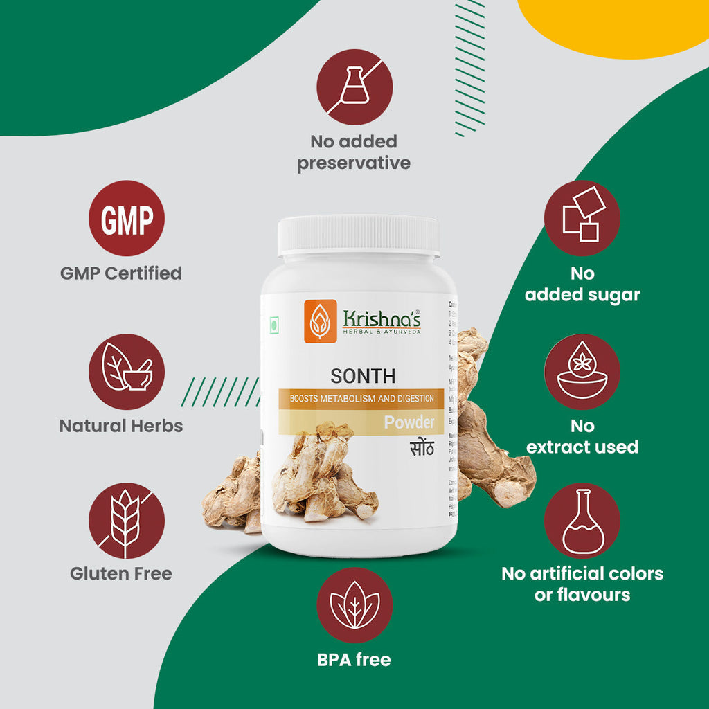 Krishna'S Herbal & Ayurveda Sonth Powder | Grocsy