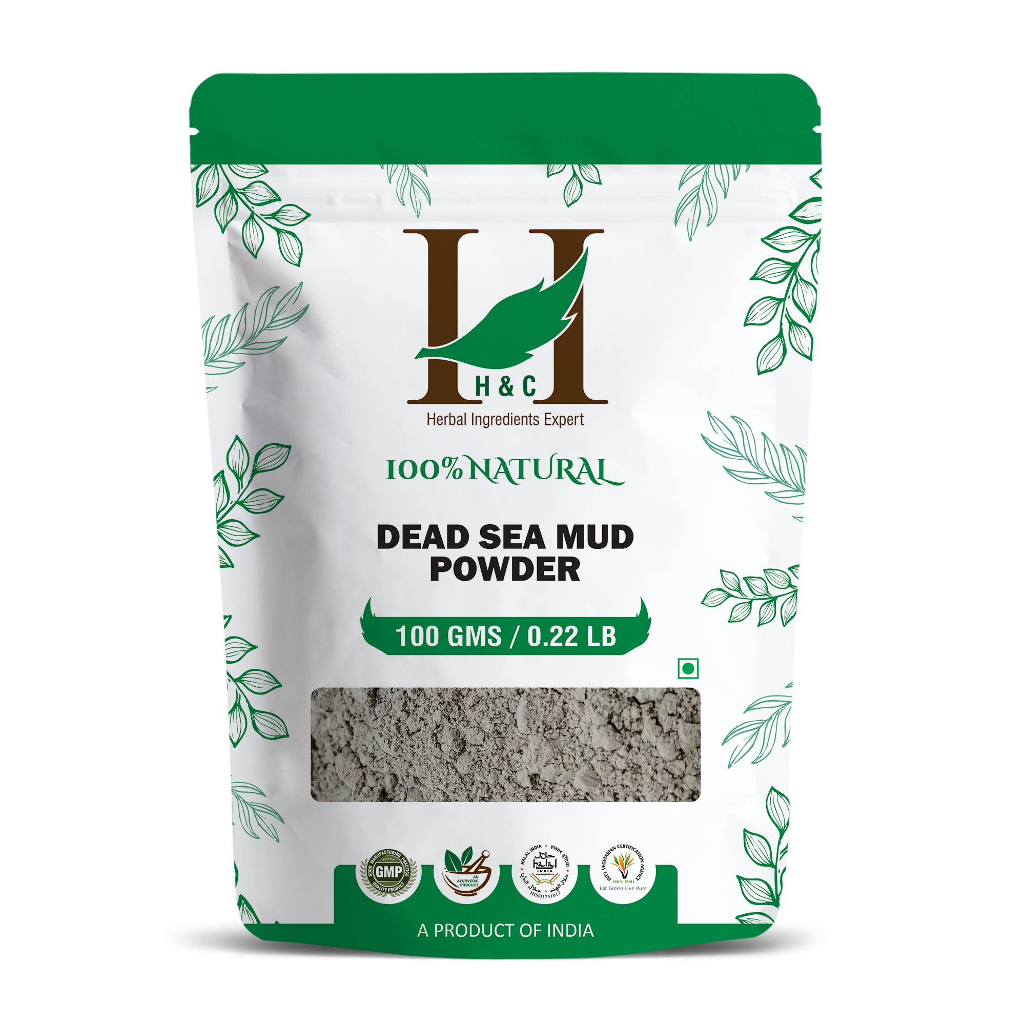 H&C Herbal Dead Sea Mud Powder | Grocsy